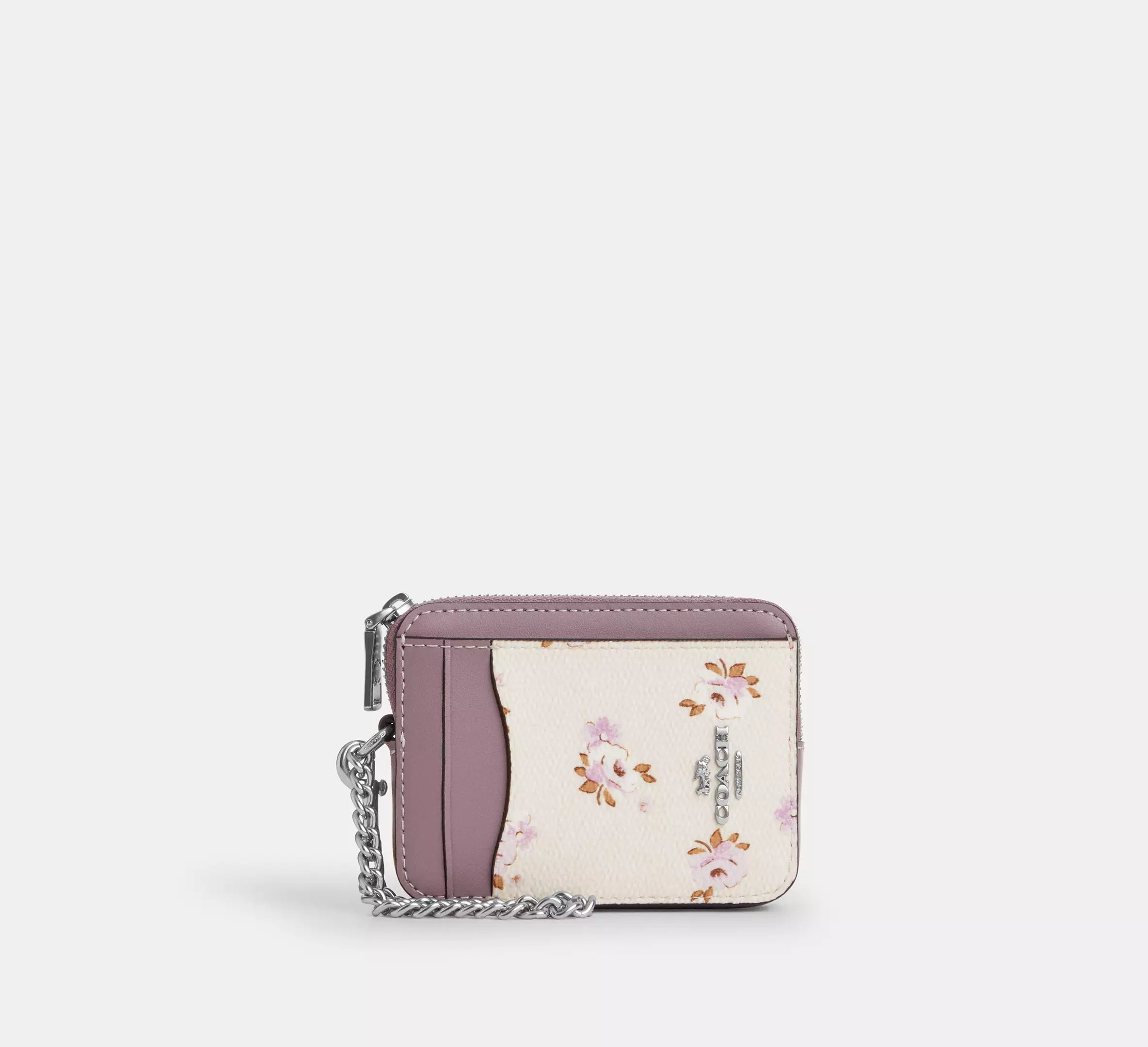 Estuche para tarjetas con cremallera Coach