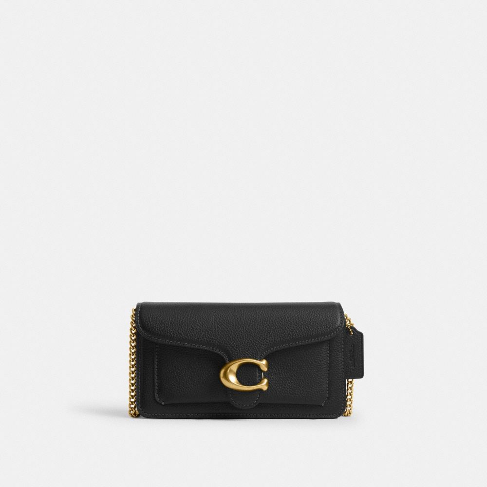 Coach Tabby Chain Crossbody Bag 19 Brass/Black