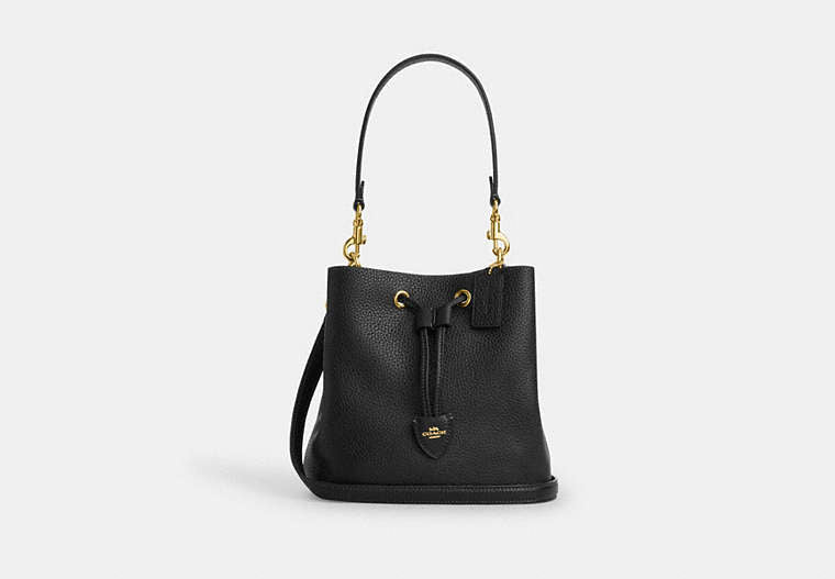 Coach Rowan Bucket Bag Classic Gold/Black