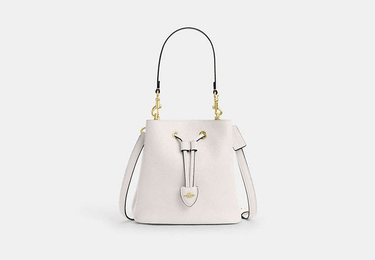 Coach Rowan Bucket Bag - Gold/Chalk