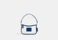 Coach Stadium Swinger Bag - Silver/True Blue