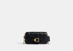 Coach Tabby Chain Crossbody Bag 19 Quilted Brass/Black
