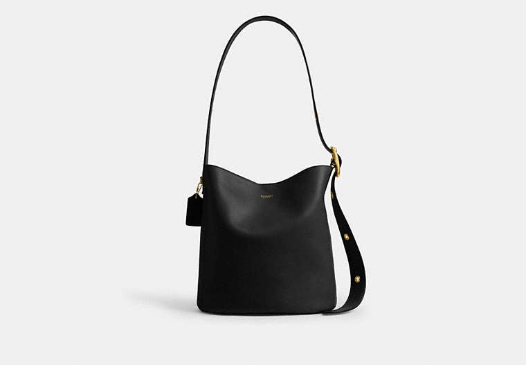 Coach Bleecker Bucket Bag - Brass/Black