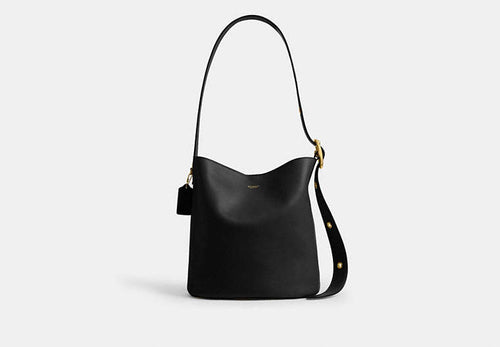 Coach Bleecker Bucket Bag - Brass/Black