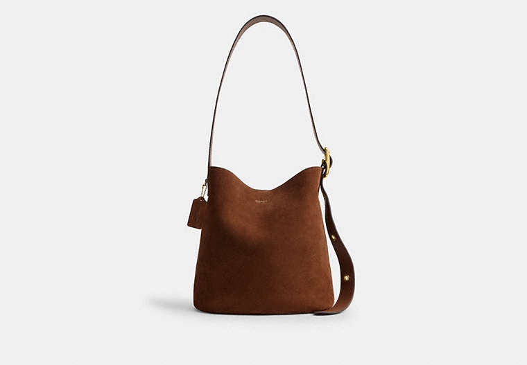 Coach Bleecker Bucket Bag - Brass/Warm Brown