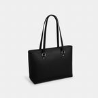 Coach Station Tote Silver/Black