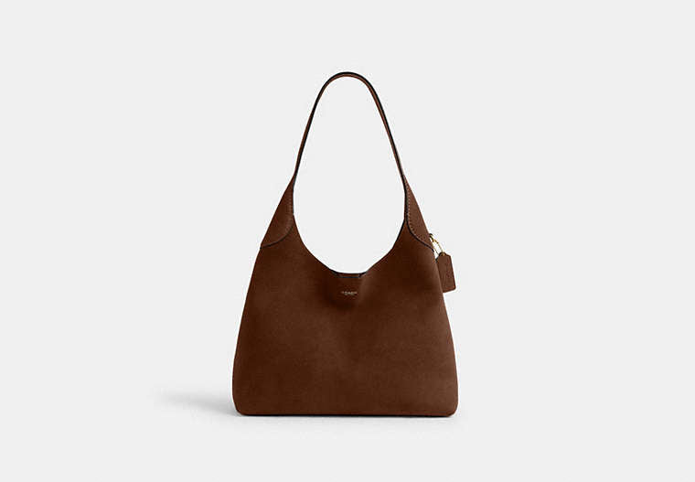 Coach Brooklyn Shoulder Bag 34 - Brass/Warm Brown