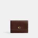 Coach Essential Flap Card Case Brass/Maple