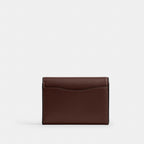 Coach Essential Flap Card Case Brass/Maple detail