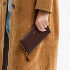 Coach Essential Slim Accordion Zip Wallet Maple angle