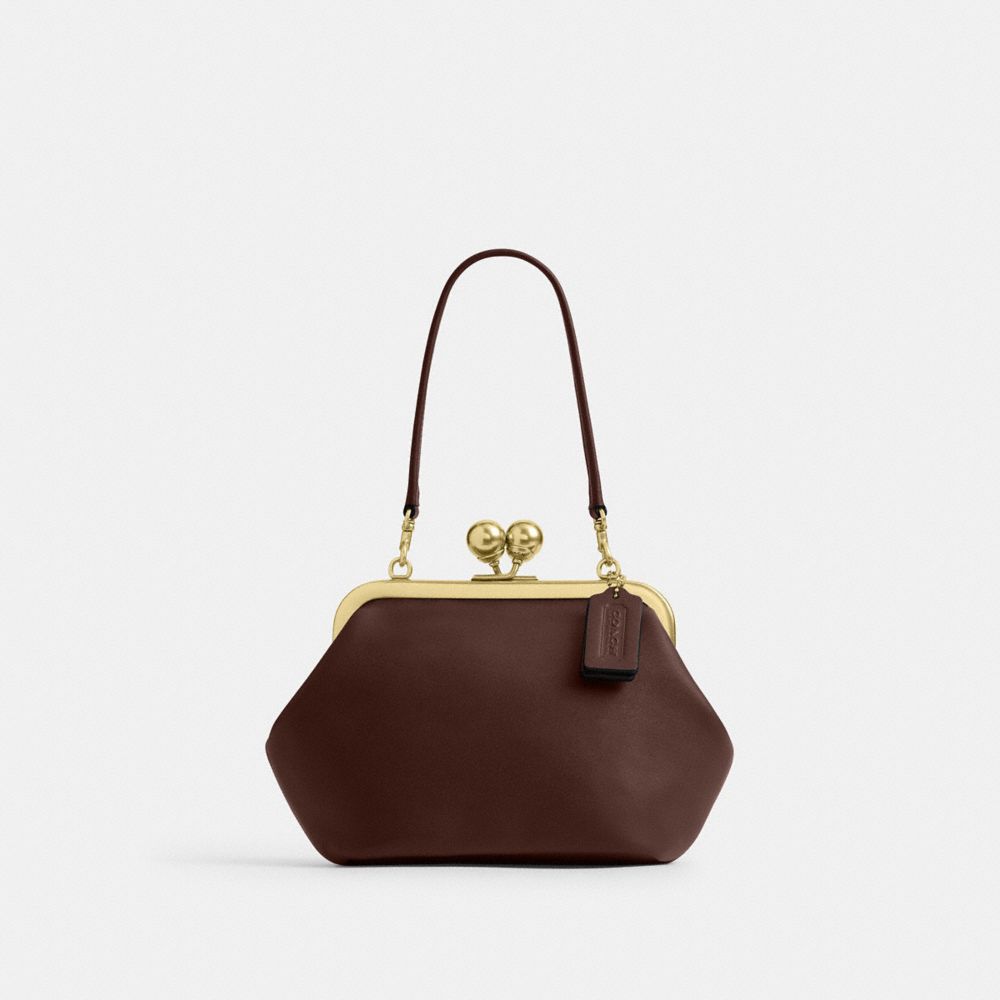 Coach Kisslock Frame Bag 16 - Maple
