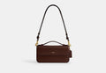 Coach New York Elora Top Handle Crossbody Bag - Brass/Maple