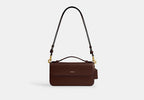 Coach New York Elora Top Handle Crossbody Bag - Brass/Maple