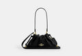Coach Faye Shoulder Bag With Quilting Gold/Black