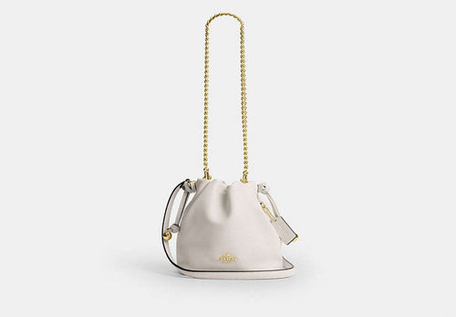 Coach Faye Mini Drawstring Bag - Gold/Chalk