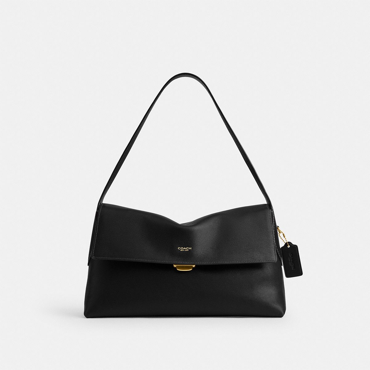 Coach Chelsea Shoulder Bag 36 - Leather Brass/Black