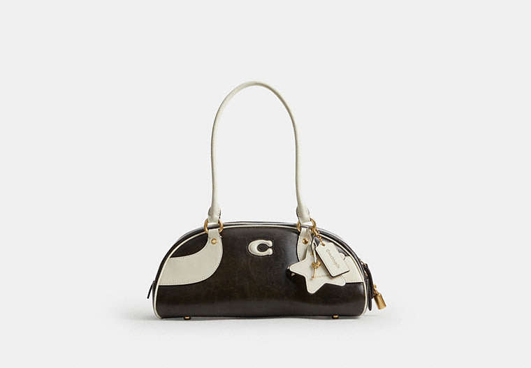 Coach Bowling Shoulder Bag - Black & White