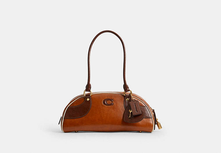 Coach Bowling Shoulder Bag - Tan/Saddle