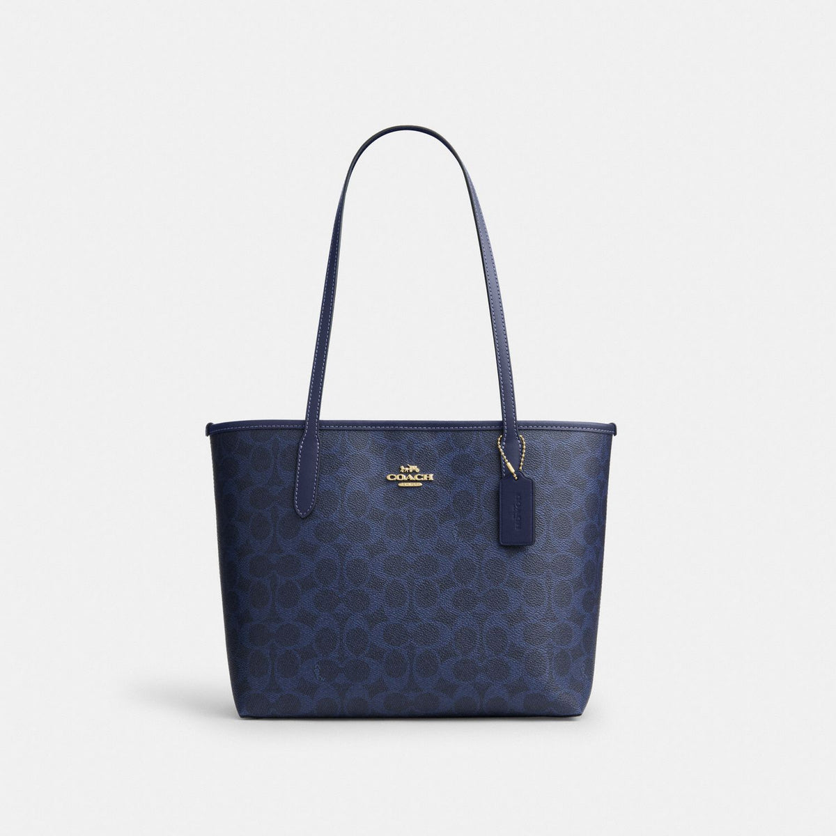 Medium City Tote Navy
