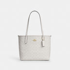 Medium City Tote White/Chalk