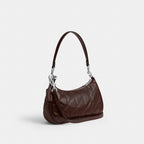 Coach Teri Shoulder Bag With Quilting - Silver/Maple