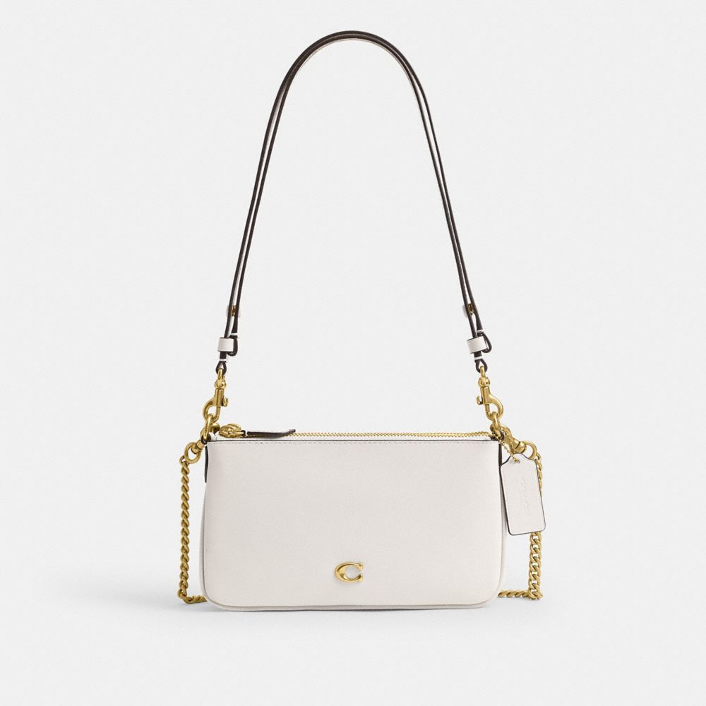 Coach Audrey Crossbody Bag Brass/Chalk front