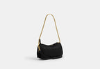 Twin Turnlock Waverly Bag Black angle