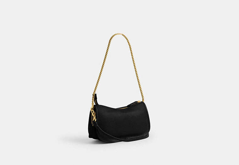 Twin Turnlock Waverly Bag Black angle