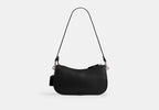 Twin Turnlock Waverly Bag Silver Black back