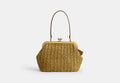 Coach Kisslock Frame Bag 27 - Brass/Muted Olive