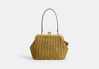 Coach Kisslock Frame Bag 27 - Brass/Muted Olive