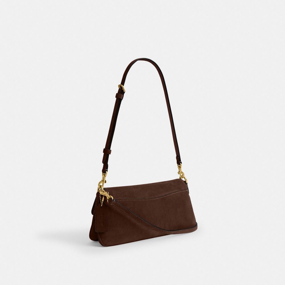 Coach Jet Shoulder Bag - Brass/Dark Chocolate