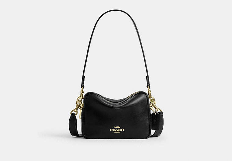 Coach Mini Carey Crossbody Bag Classic Gold/Black