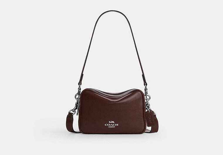 Coach Mini Carey Crossbody Bag Classic Silver/Maple