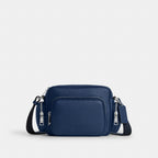 Coach Fletcher Crossbody Bag - Silver/Deep Blue