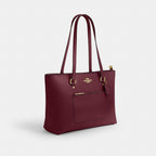 Coach Station Tote Dark Cherry