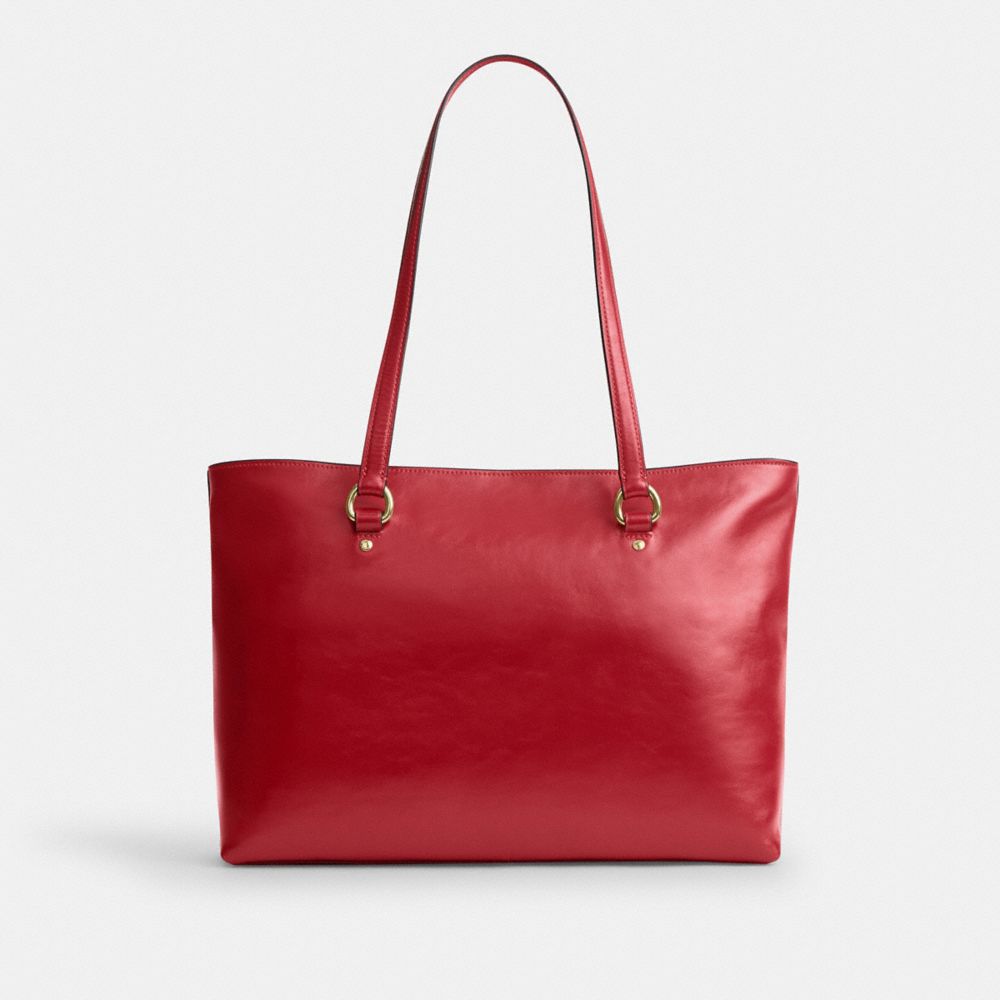 Coach Station Tote Gold/Poppy