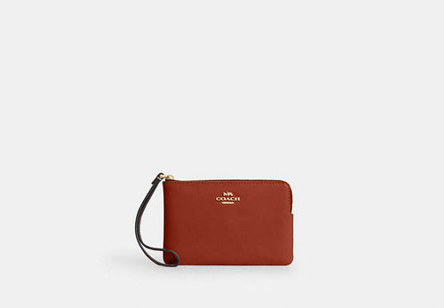 Coach Corner Zip Wristlet