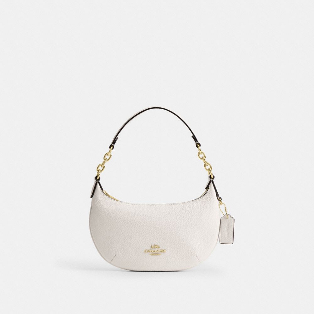 Coach Mini Payton Bag - Leather Gold/Chalk