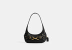 Coach Belted Ergo Shoulder Bag 26 - Brass/Black