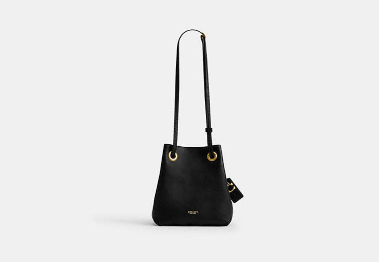 Coach Jade Drawstring Bag - Brass/Black