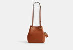Coach Jade Drawstring Bag - Brass/Amber Brown