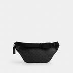 Coach Travis Belt Bag 35 - Matte Black/Black Signature detail