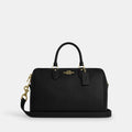 Coach Rowan Large Satchel Bag - Gold/Black
