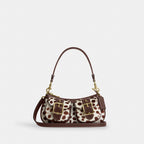 Coach Ashton Shoulder Bag - Dark Brown Chalk Haircalf