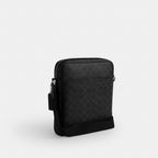 Coach Tristan Crossbody Bag 22 - Silver/Black Signature side