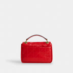 Coach Elodie Crossbody Bag 18 With Quilting Candy Apple