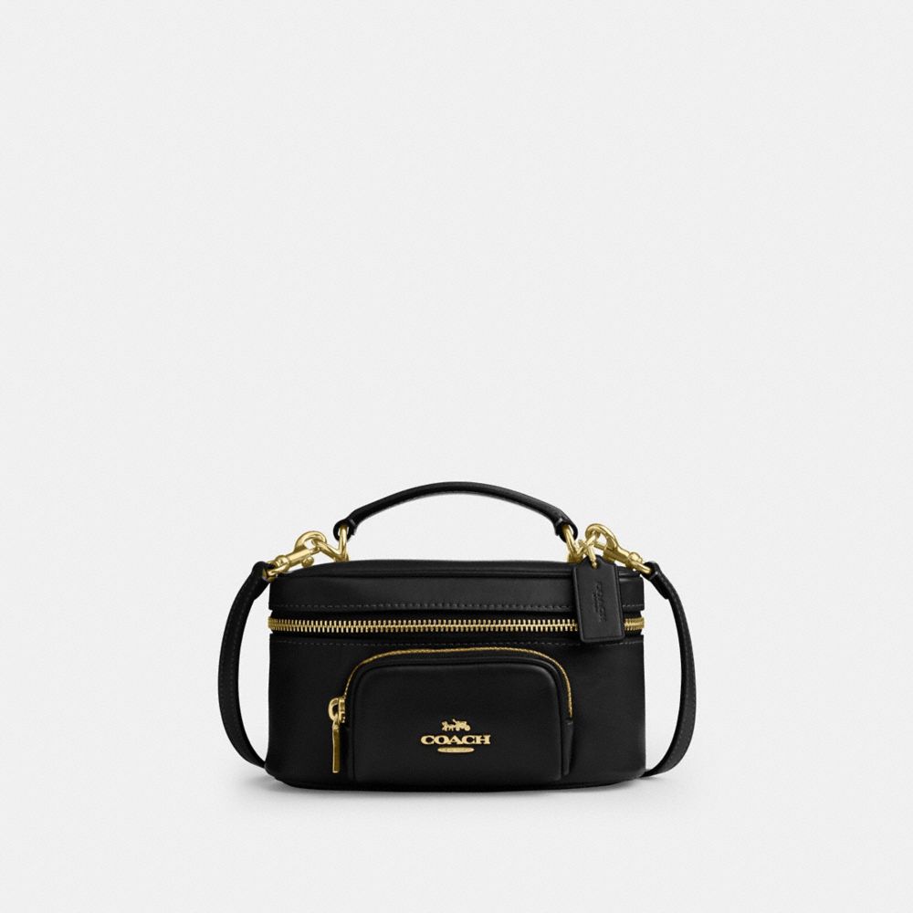 Coach Rainer Crossbody Bag 18 With Pocket - Gold/Black