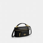 Coach Rainer Crossbody Bag 18 With Pocket - Gold/Black