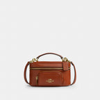 Coach Rainer Crossbody Bag 18 With Pocket - Gold/Cinnamon
